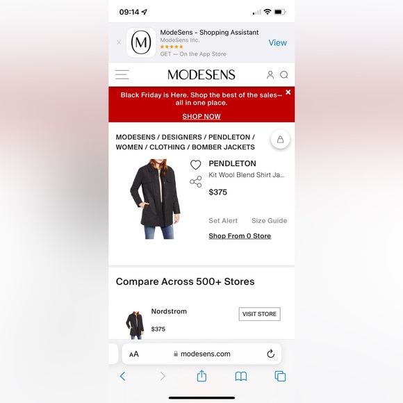 New Pendleton Merino Wool Winter Coat - Picture 2 of 9